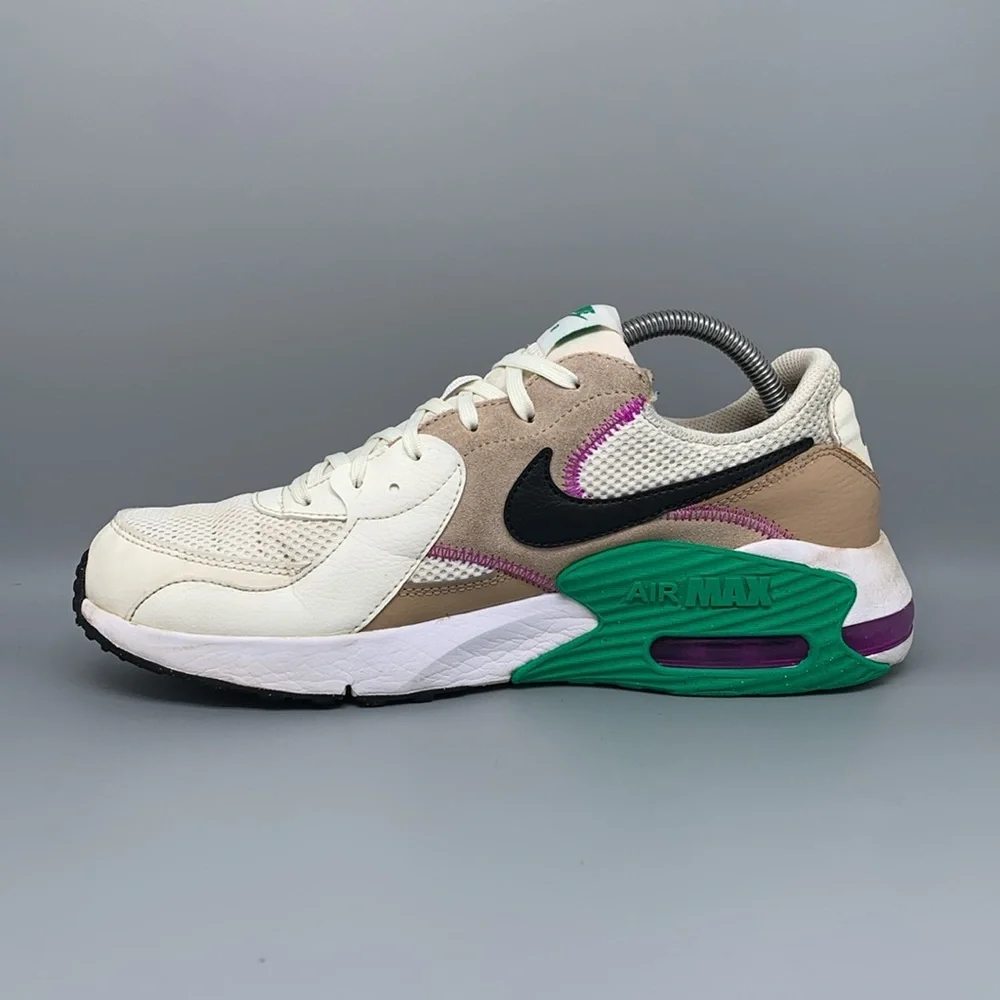 Nike‎ Air Max Excee Tan Green Running Shoes CD4165-117 Men’s Sz 9